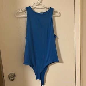 Blue bodysuit